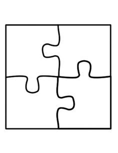 Ideas About Puzzle Piece Template On Printable Clipart