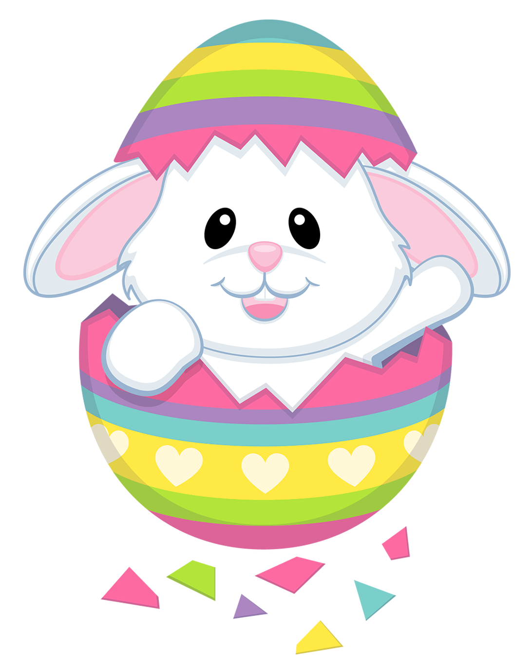 Cute Easter Bunny Transparent Free Photo PNG Clipart