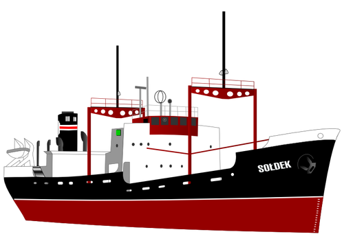 Soldek Freight Ship Clipart