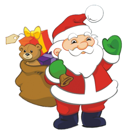 Funny And Santa Claus Transparent Image Clipart