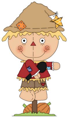 Clipart Fall On Fall Scarecrows And Fall Clipart