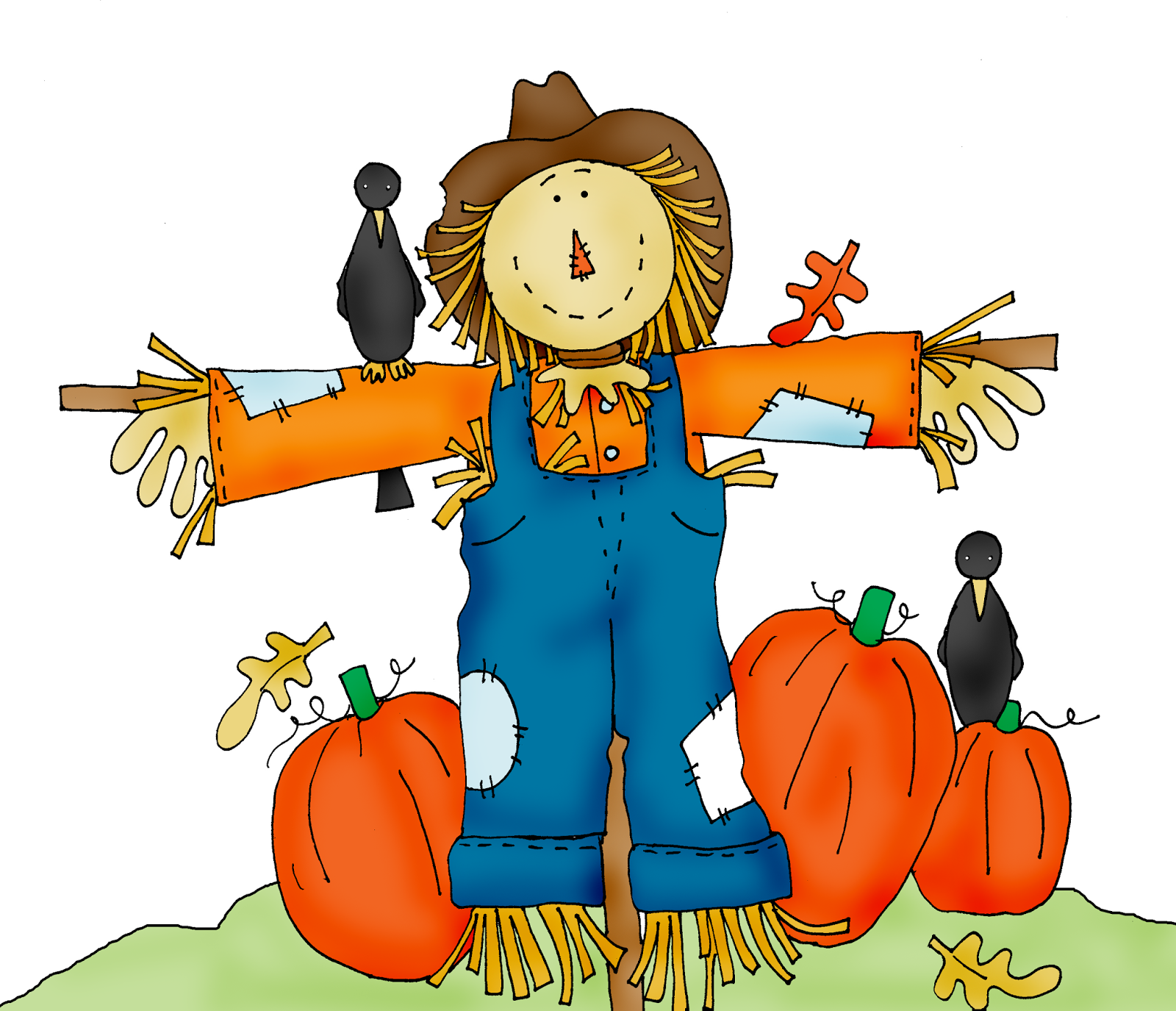 Scarecrow Halloween Pumpkin Patch Image Png Clipart