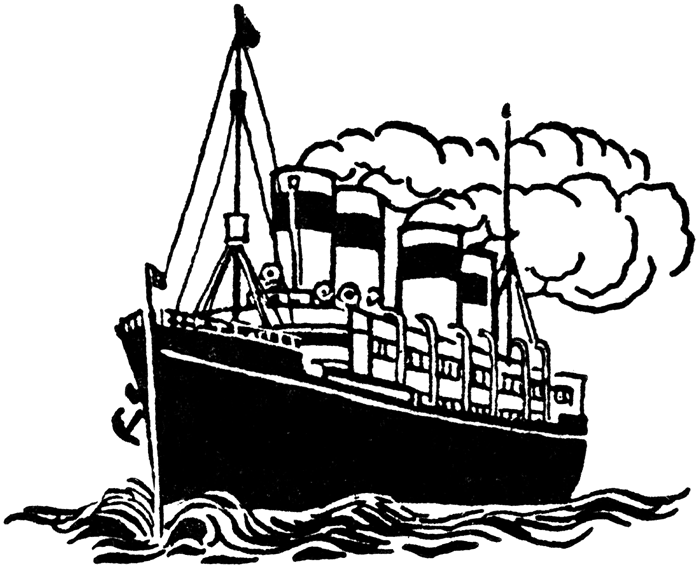 Ship Black White Images Download Png Clipart