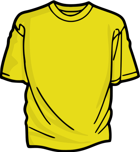 Yellow T-Shirt Clipart