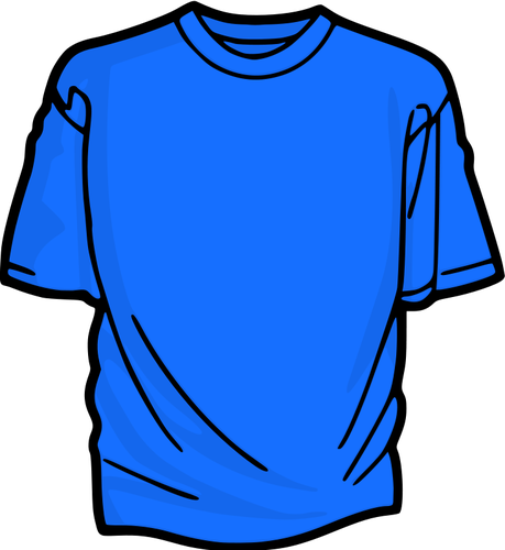 Blue T-Shirt Clipart