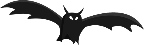Silhouette Of Bat Clipart