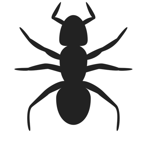 Ant Silhouette Clipart