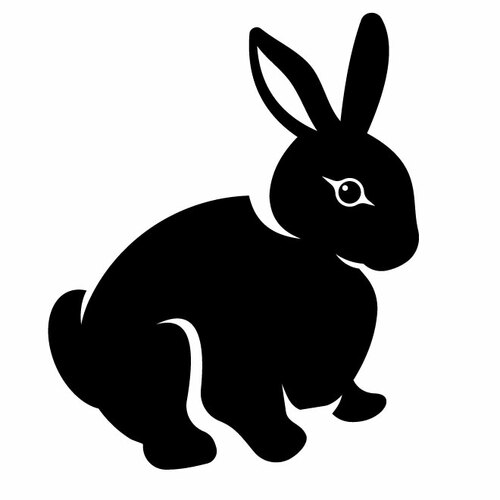 Hare Silhouette Clipart