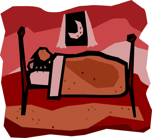 Of Person Sleeping Clipart