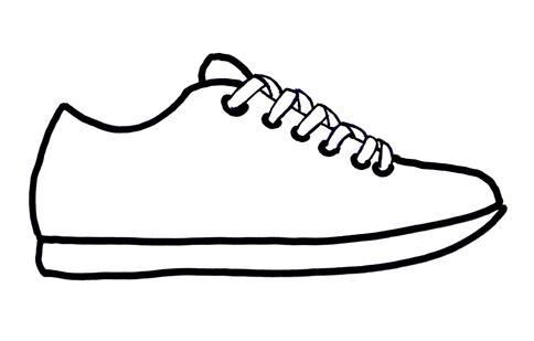 Sneaker Shoe Sole Outline Free Download Clipart