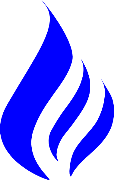 Flames Blue Flame At Vector Image Clipart