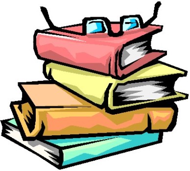 Stack Of Books Black And White Clipart