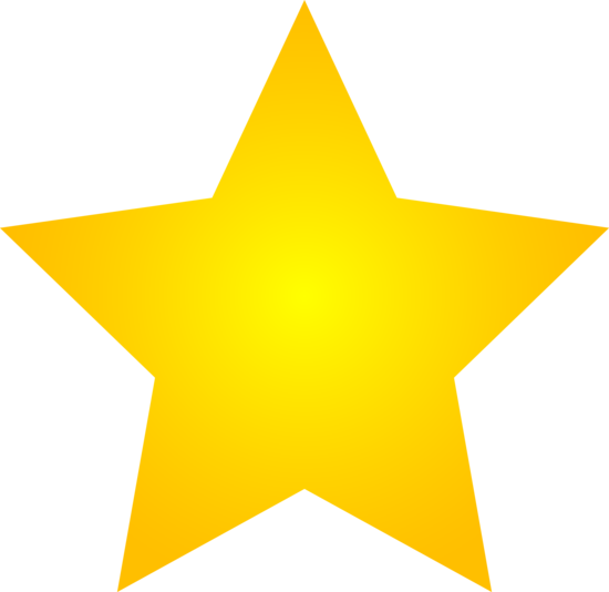 Gold Star No Images Clipart Clipart