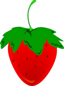 Strawberry Ripe Pencil And In Color Strawberry Clipart