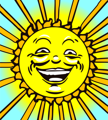 Sun Face Image Clipart