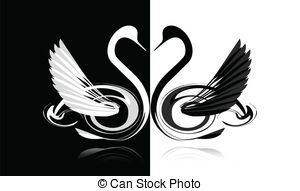 Black Swan 6 Black Swan Fans Clipart