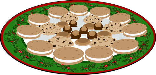 Plate Of Cookies Clipart
