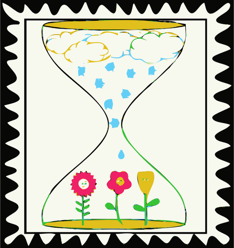 Waiting For Spring Stamp Clipart
