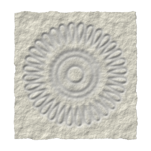 Flower On A Rough Paper Clipart