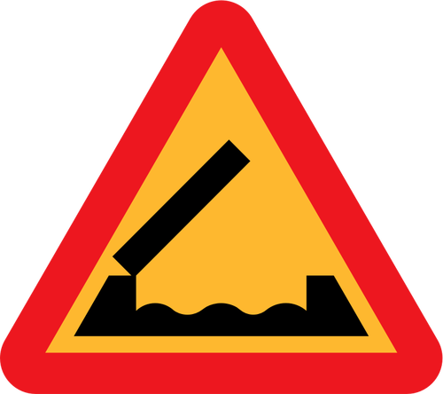 Retractable Bridge Traffic Sign Clipart