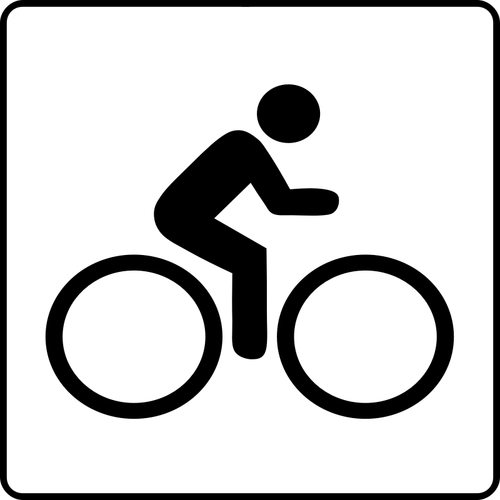 Of Cycling Facilities Available Sign Clipart
