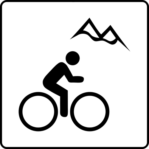 Of Mountain Biking Facilities Available Sign Clipart