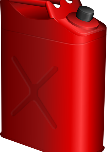 Of Red Petrol Canister Clipart