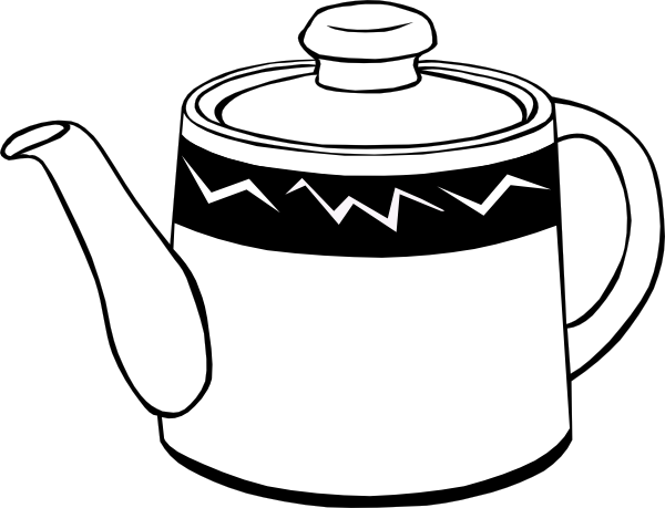 Teapot Tea Pot Vector 4Vector Image Png Clipart
