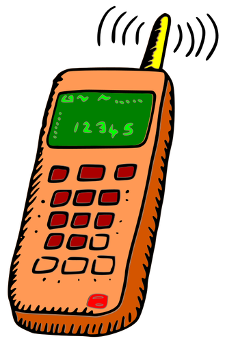 Of Mobile Phone Clipart