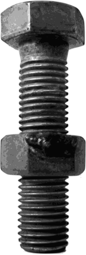 Of Photorealistic Nut And Bolt Clipart