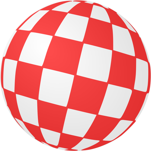 Checkered Ball Clipart