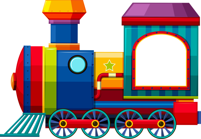 Toy Photography Rail Train Child Transport Stock Clipart
