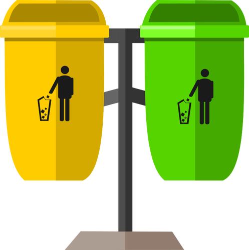 Trash Cans Clipart