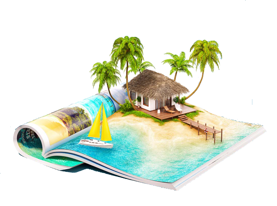 Of Photography Creative Island The 3D Cabin Clipart