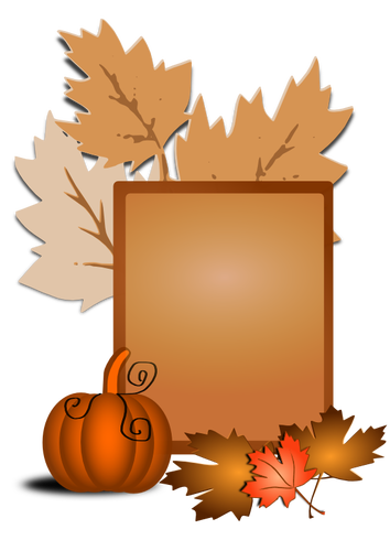 Autumn Sign Clipart