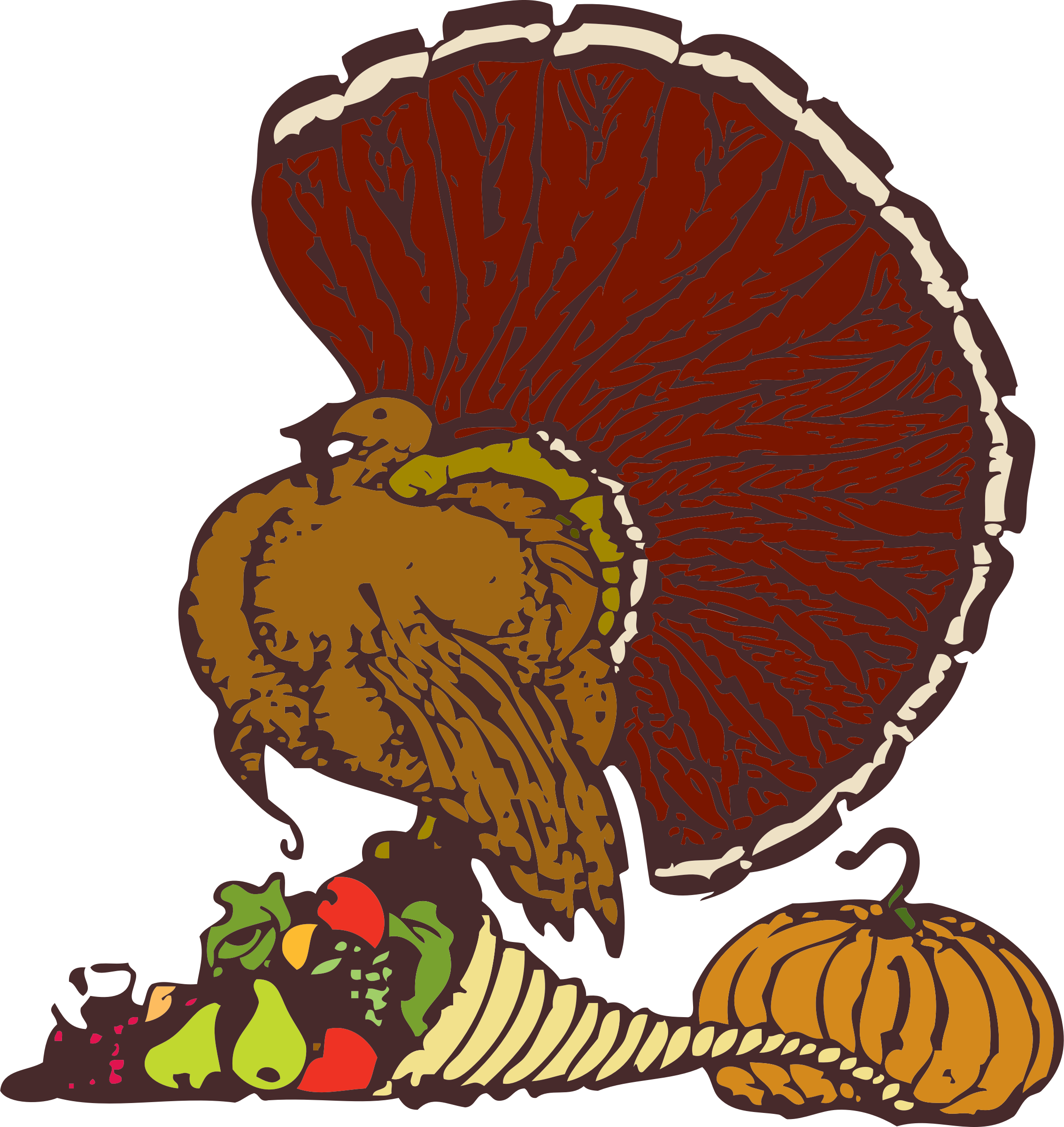 Harvest Thanksgiving Turkeys Download HD PNG Clipart