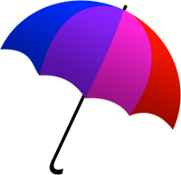 Clip Art Of An Umbrella Clipart Clipart