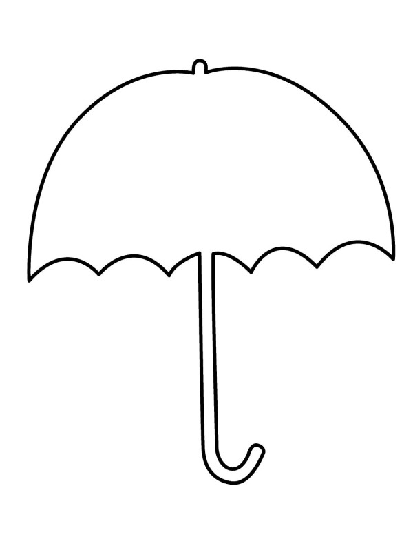 Umbrella Coloring Pages Umbrella Day Coloring Pages Clipart