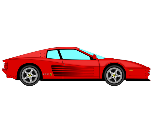 Of Ferrari Testarossa Clipart