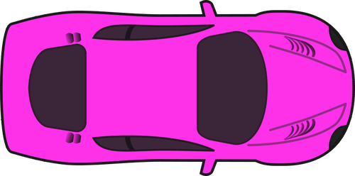 Pink Racing Car Clipart