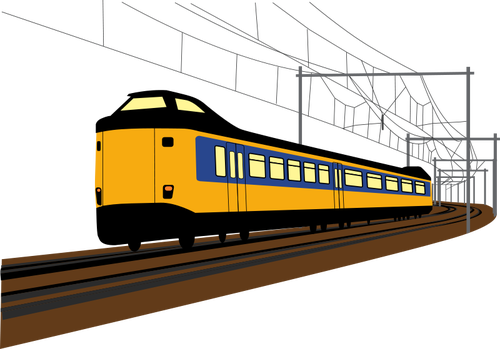 Yellow Train Clipart