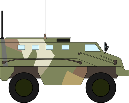 Armored Military Vehicle Clipart
