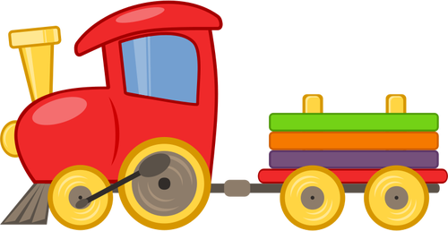 Toy Of Locomotive Clipart