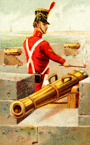 Cannon In Battle Clipart