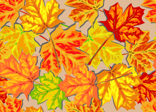 Bright Fall Leaves Clipart