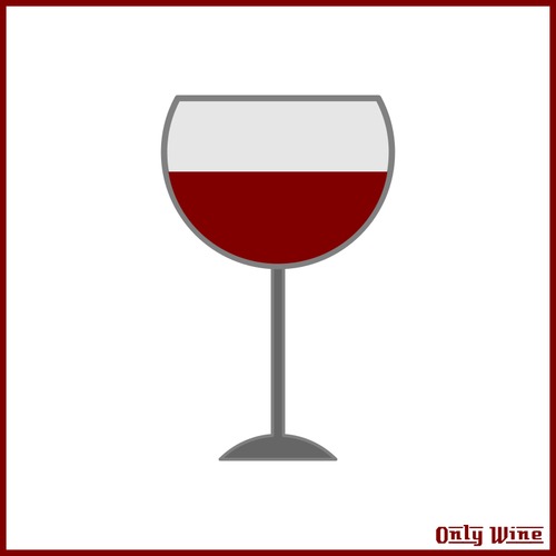 Gray Wine Glass Illustration Clipart