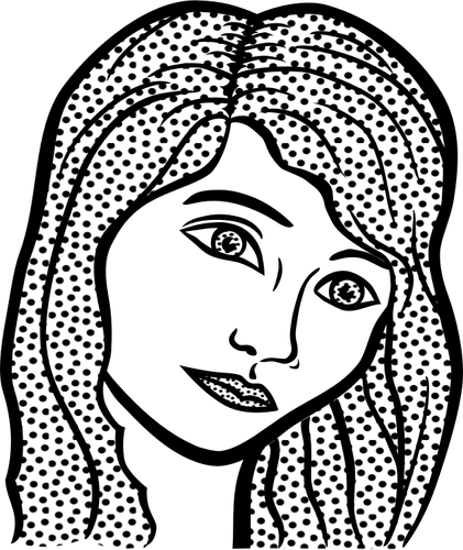 Of Sad Woman'S Face Clipart