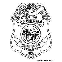 Download Police Badge For Kids Coloring Pages For Clipart PNG Free ...